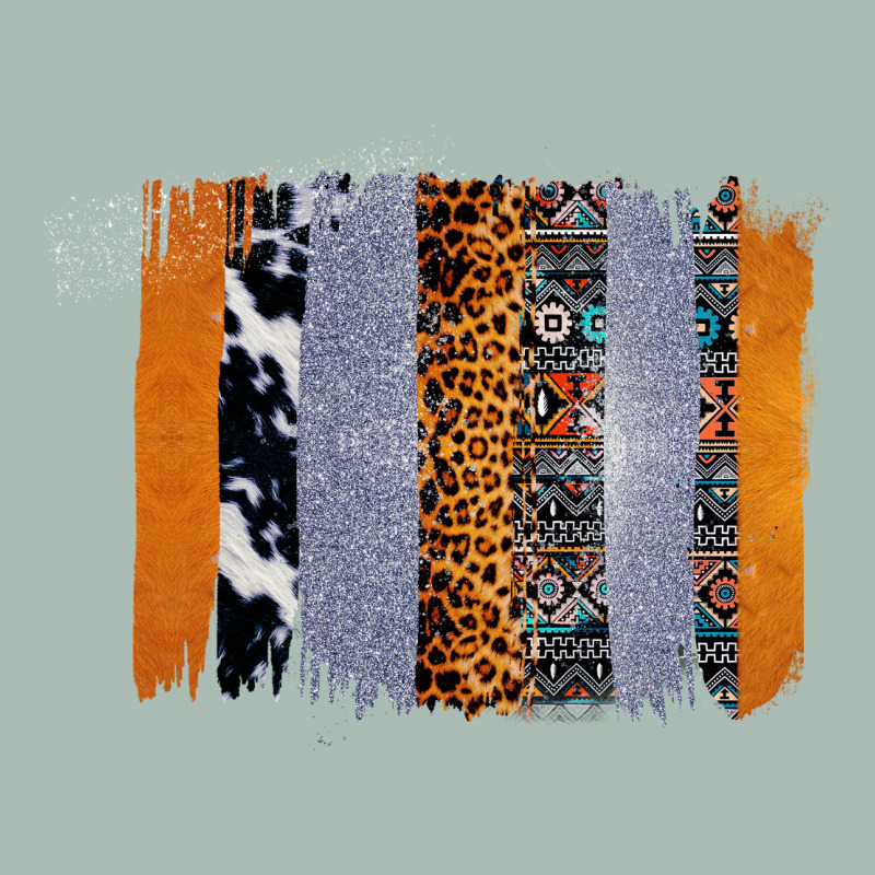 Western Cowhide Glitter Aztec Leopard Pattern Brushstroke Classic Tee by Bettercallsaul | Teevron