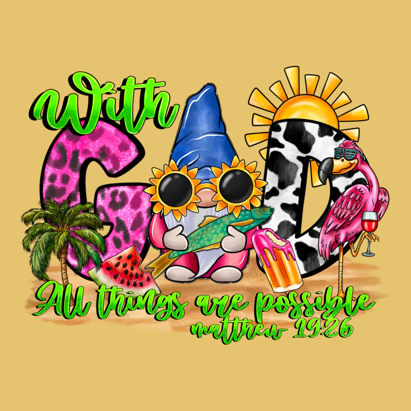 With God All Things Are Possible Summer Premium Sweatshirt by CowhideDigitalArt | Teevron