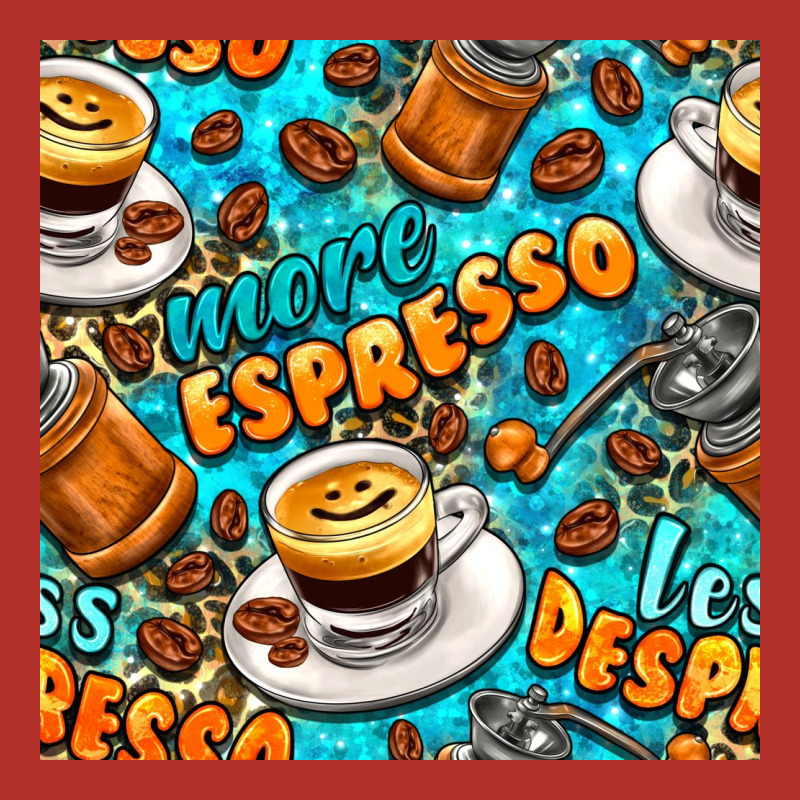 More Espresso Less Despresso Coffee With Leopard Seamless Pattern Bbs Premium Hoodie by BundleAndBundleShop | Teevron