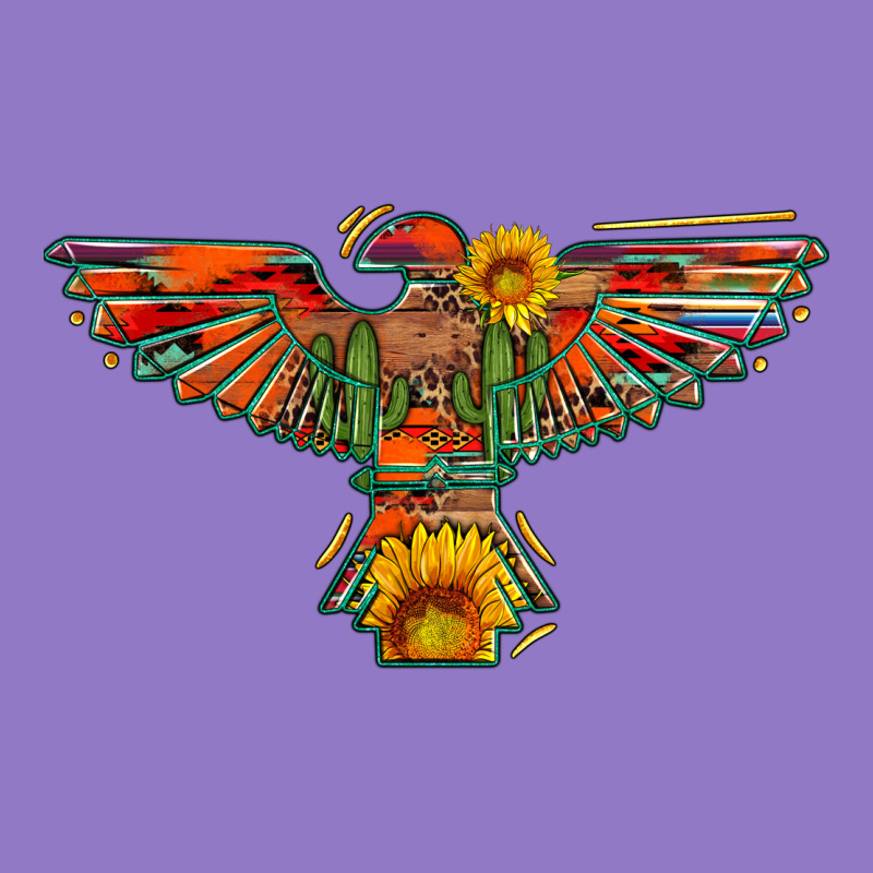Thunderbird  Wild Soul With Sunflower Serape Aztec Urban Hoodie by Artiststas | Teevron