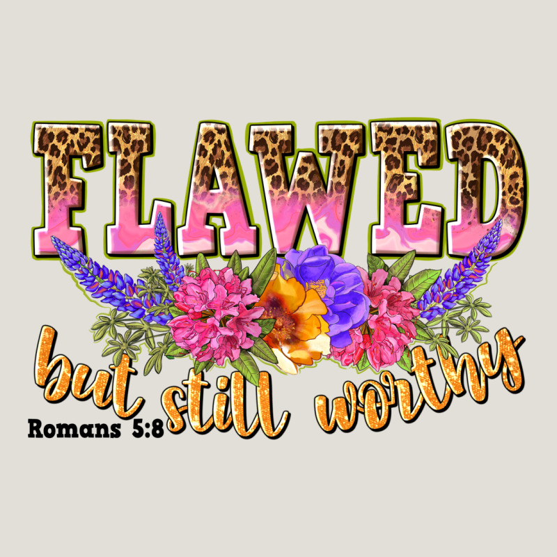 Flawed But Still Worthy Romans 5 8 Heavy Core Tee by NancyCooperArtShop | Teevron