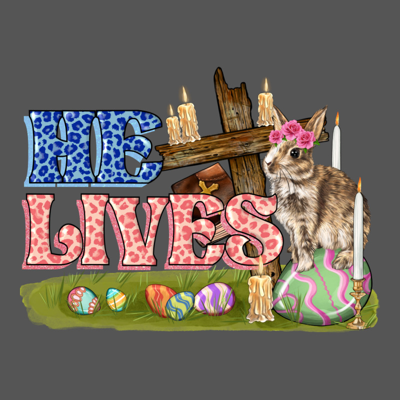 He Lives Easter Zipper Hoodie by FaDigitalArtStudio | Teevron