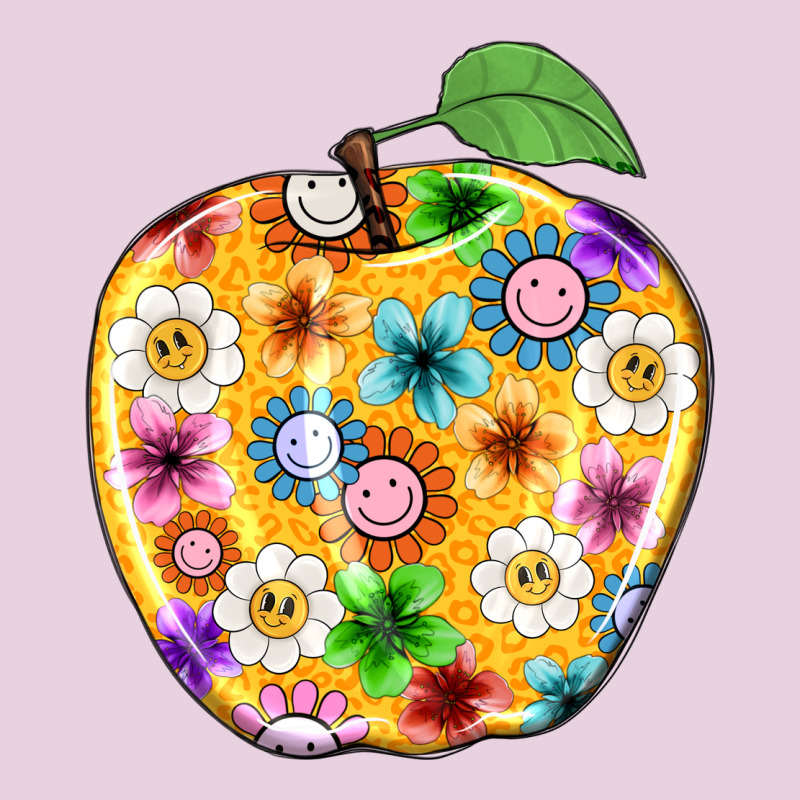 Colorful Flora Apple Teacher Ladies Tee by NancyCooperArtShop | Teevron