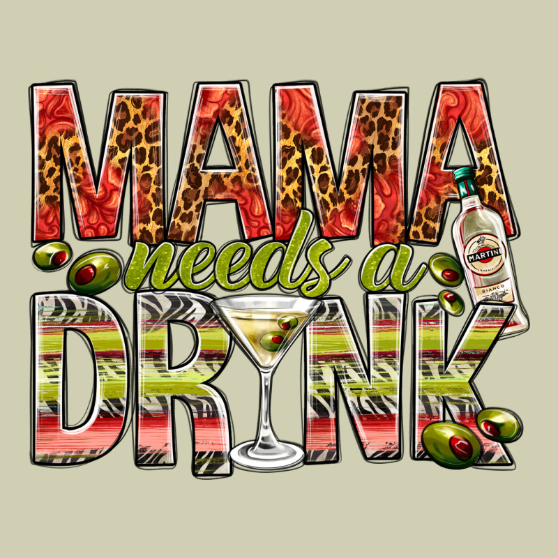 Mama Needs A Drink Heavy Core Tee by NancyCooperArtShop | Teevron
