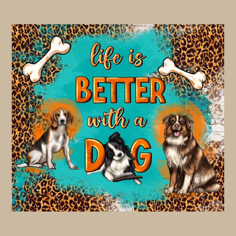 Life Is Better With A Dog Long Sleeve Tee by TumblerDesignByShophia | Teevron