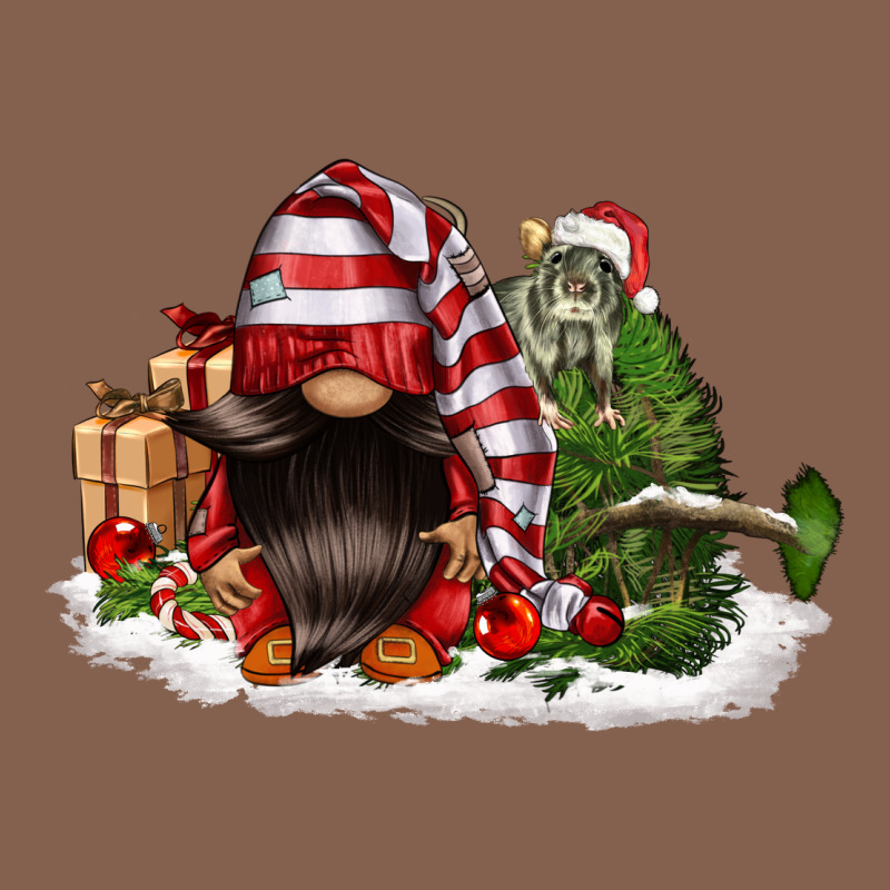 Christmas Gnome And Tree Zipper Hoodie by FaDigitalArtStudio | Teevron