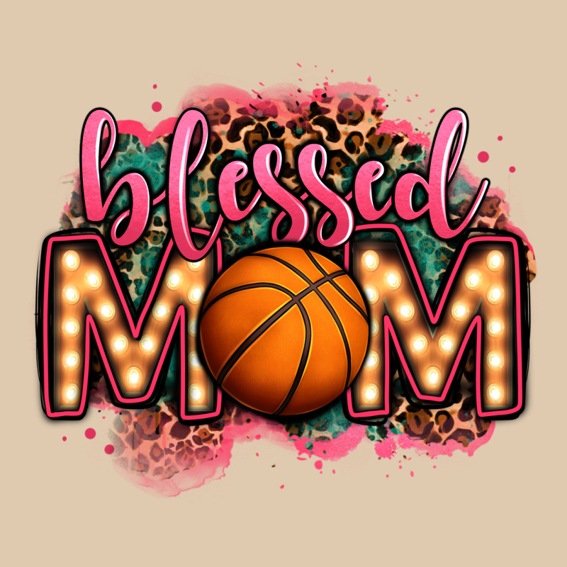 Blessed Basketball Mom Lightbulb Letters Heavyweight Sweatshirt by OliviaCreatesArt | Teevron