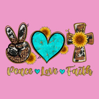 Peace Love Faith With Cros And Sunflower Urban Hoodie | Teevron