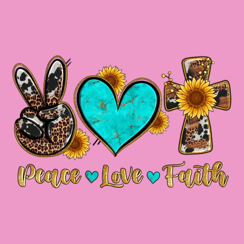Peace Love Faith With Cros And Sunflower Urban Hoodie by Artiststas | Teevron