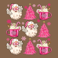 Retro Doodle Pink Christmas Premium Tee | Teevron
