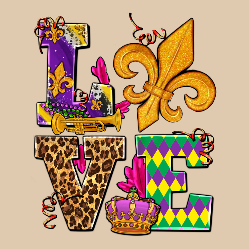 Mardi Gras Love Olivia Heavyweight Sweatshirt by OliviaCreatesArt | Teevron