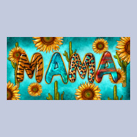 Western Mama With Sunflowers And Cactus Long Sleeve Tee | Teevron