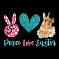 Peace Love Easter With Bunny And Butterfly Urban Hoodie | Teevron