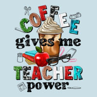 Coffee Gives Me Teacher Power Ladies Tee | Teevron