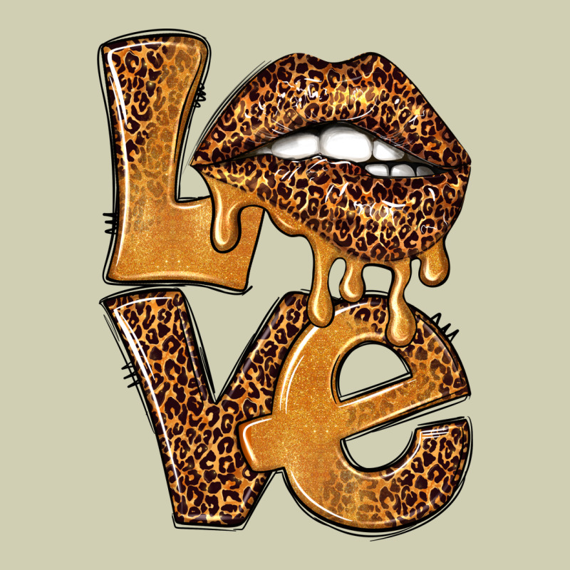 Love Leopard With Lips Heavy Core Tee by NancyCooperArtShop | Teevron