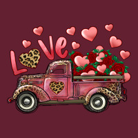 Love Truck With Roses And Leopard Classic Tee | Teevron