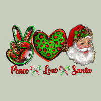 Peace Love Santa Ladies Tee | Teevron