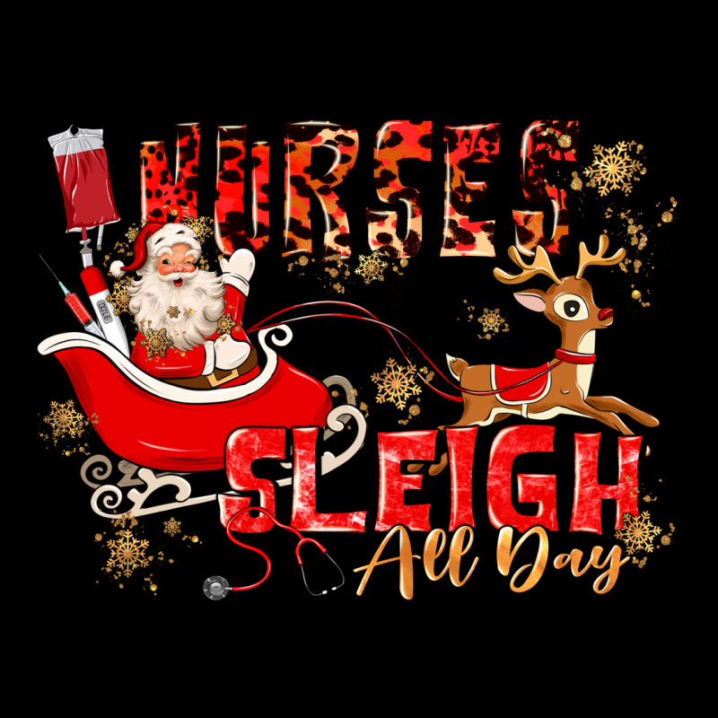 Nurses Sleigh All Day Premium Tee by MaliasSmallBusiness | Teevron