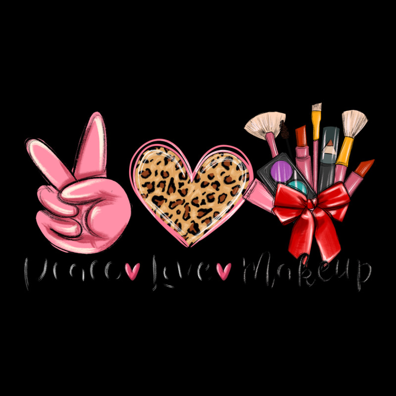 Peace Love Makeup Heavy Core Tee by MaliasSmallBusiness | Teevron