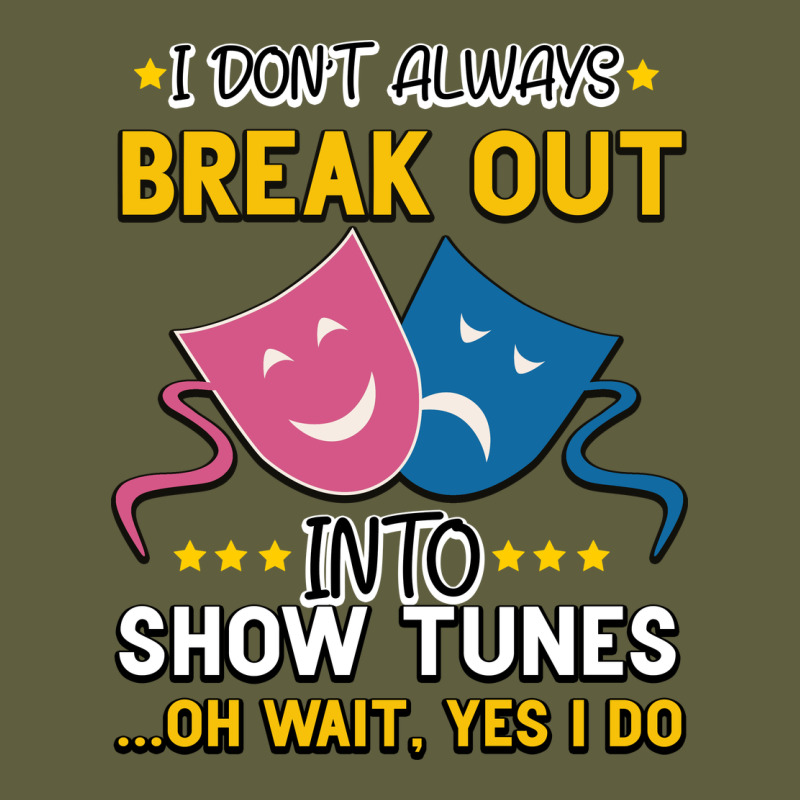 My Brain Is 95% Show Tunes. Funny Theatre Gift. Vintage Tee by Bettercallsaul | Teevron