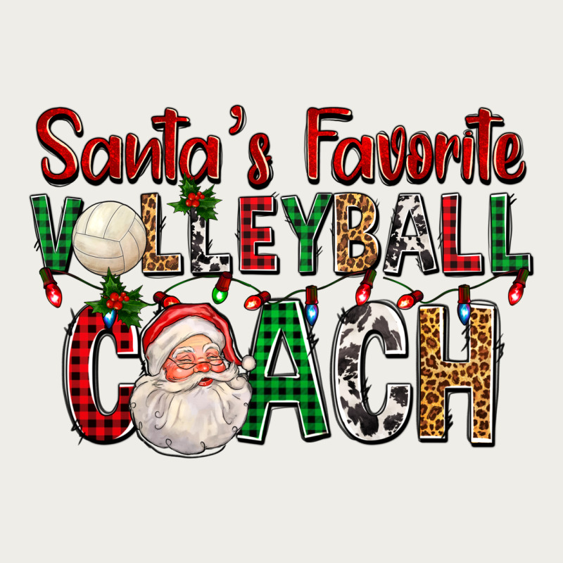 Santa's Favorite Volleyball Coach For Christmas Zipper Hoodie by FaDigitalArtStudio | Teevron