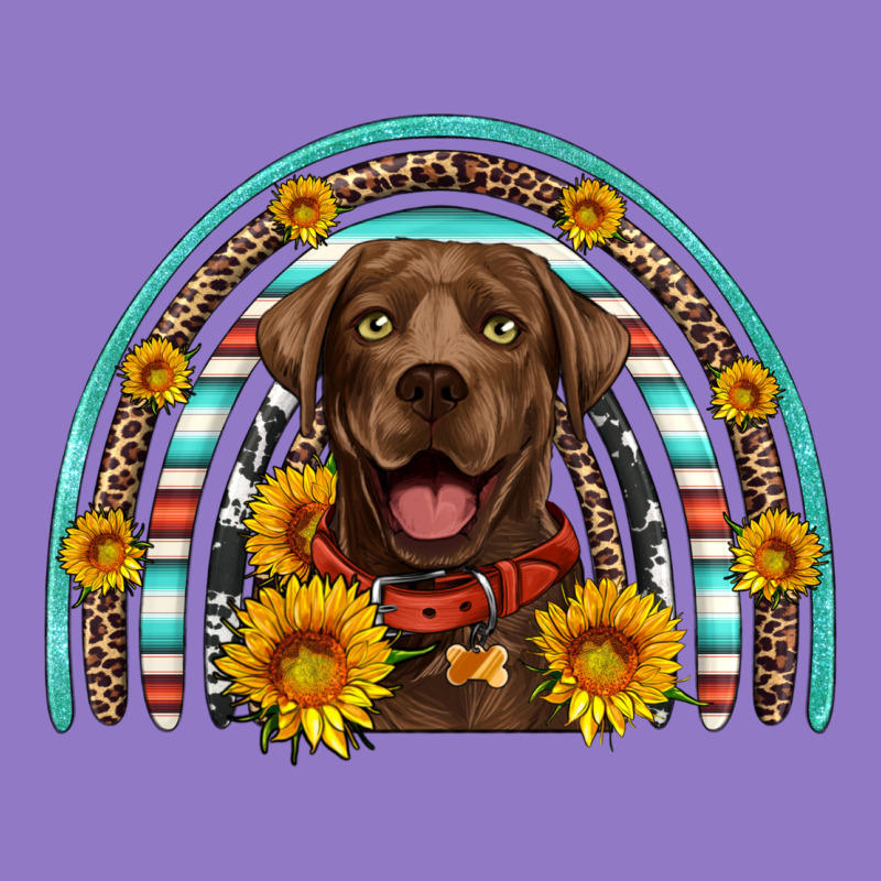 Chocolate Labrador Rainbow Urban Hoodie by Artiststas | Teevron