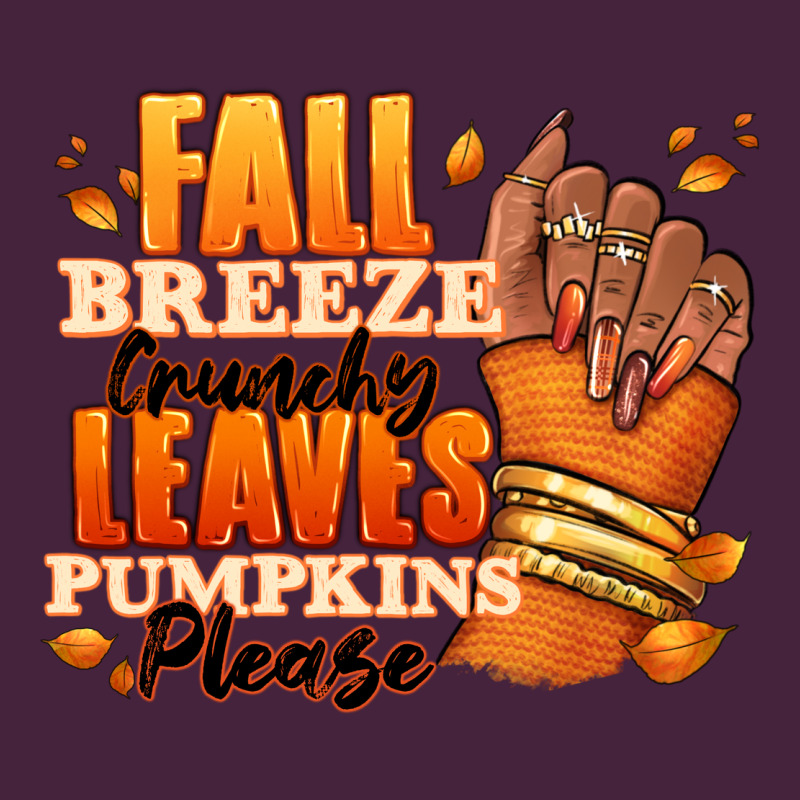 Fall Breeze Crunchy Leaves Pumpkins Please Premium Tee by RanaPortraitStore | Teevron