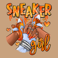 Orange Galaxy Sneaker Girl Afro Woman Vintage Tee | Teevron