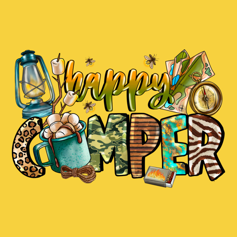 Happy Camper Premium Sweatshirt by CowhideDigitalArt | Teevron