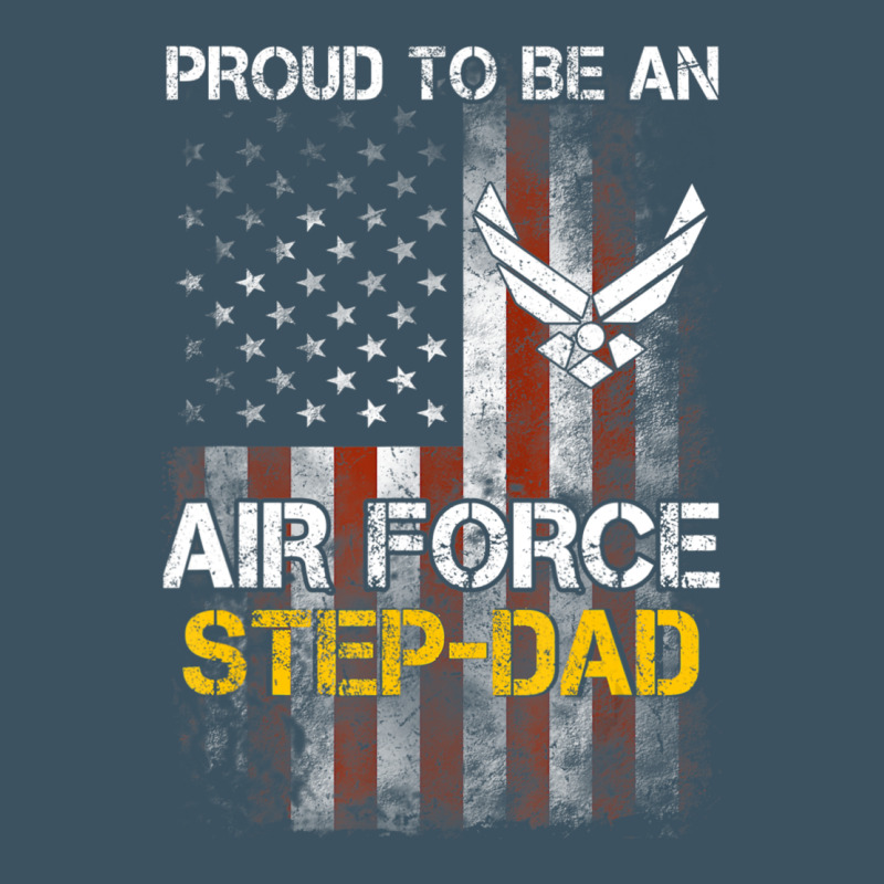 Hot Trend Proud Air Force Step-dad American Flag Urban Heavy Tee by PixelWave | Teevron