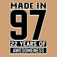 Made In 97 22 Years Of Awesomeness Vintage Tee | Teevron