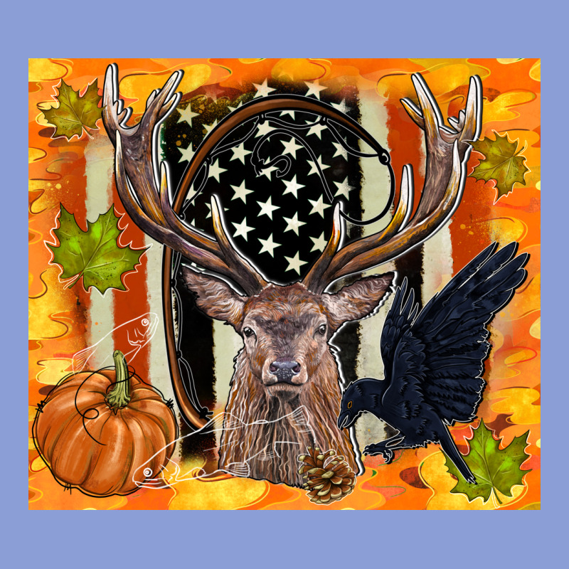 Crow And Deer Hunting Fall Camouflage Long Sleeve Tee by TumblerDesignByShophia | Teevron