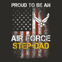 Hot Trend Proud Air Force Step-dad American Flag Heavy Core Tee | Teevron