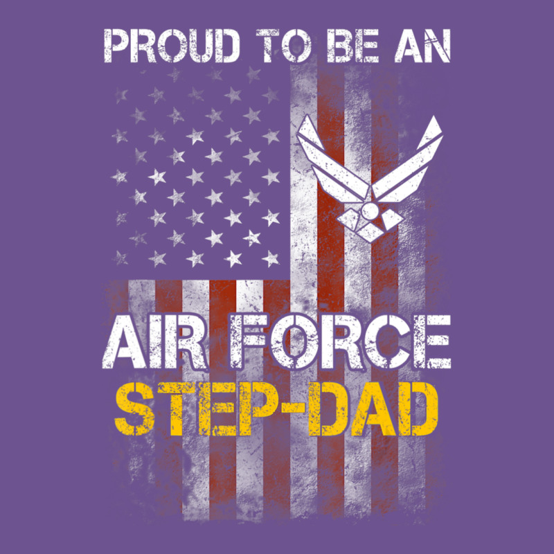 Hot Trend Proud Air Force Step-dad American Flag Vintage Tee by PixelWave | Teevron