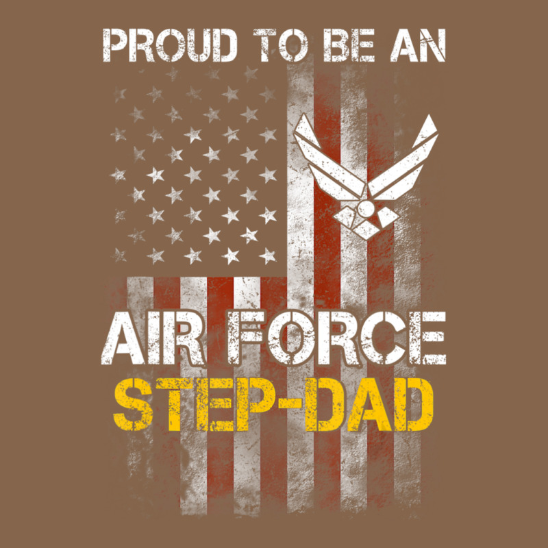 Hot Trend Proud Air Force Step-dad American Flag Premium Tee by PixelWave | Teevron