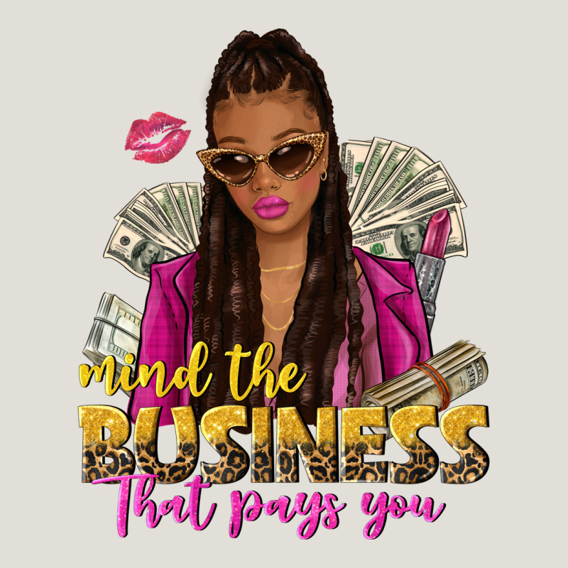 Mind The Business That Pays You Afro Woman Heavy Core Tee by NancyCooperArtShop | Teevron