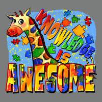 Knowledge Is Awesome Autism Giraffe Premium Hoodie | Teevron