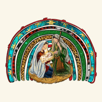 Holy Family Rainbow Premium Hoodie | Teevron