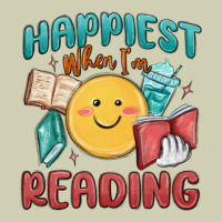 Happiest When I'm Reading Heavy Core Tee | Teevron