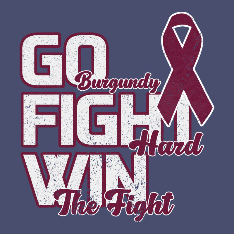 Go Burgundy Fifht Hard Win The Fight Vintage Tee by Bettercallsaul | Teevron