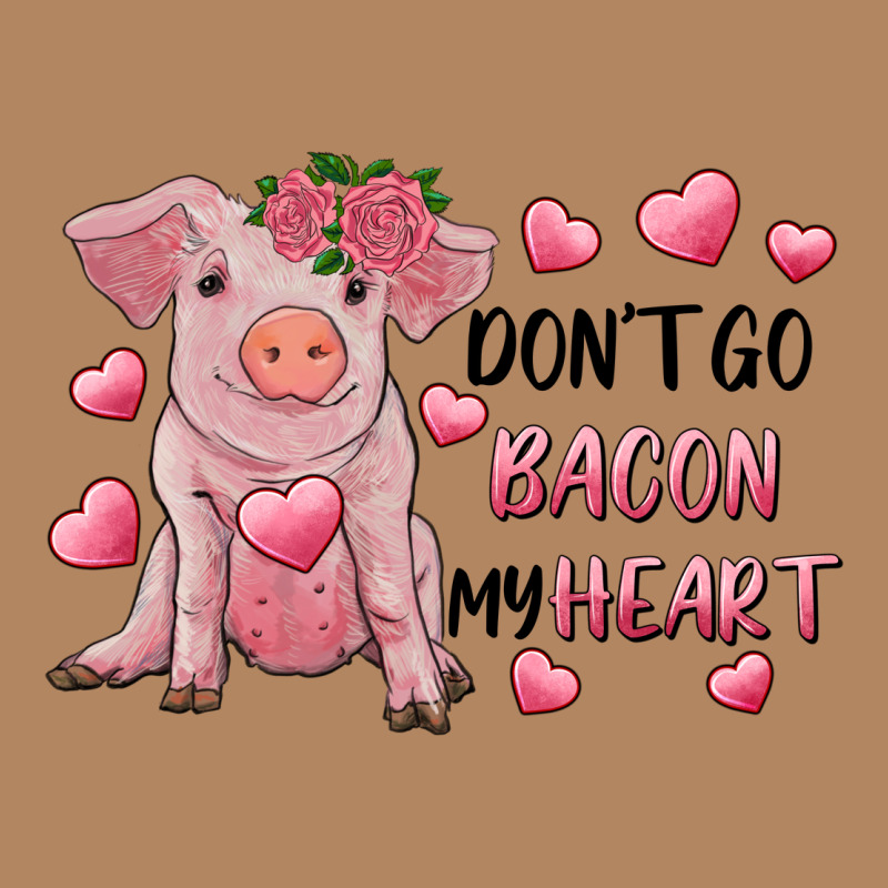 Valentine's Day Don't Go Bacon My Heart Long Sleeve Tee by RanaPortraitStore | Teevron