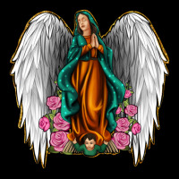 Angel Wing Lady Of Guadalupe Ladies Tee | Teevron