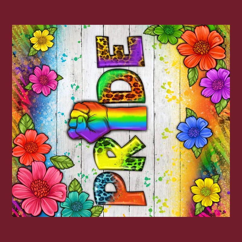 Lgbtq+ Pride With Flower Tumbler Zipper Hoodie by BundleAndBundleShop | Teevron