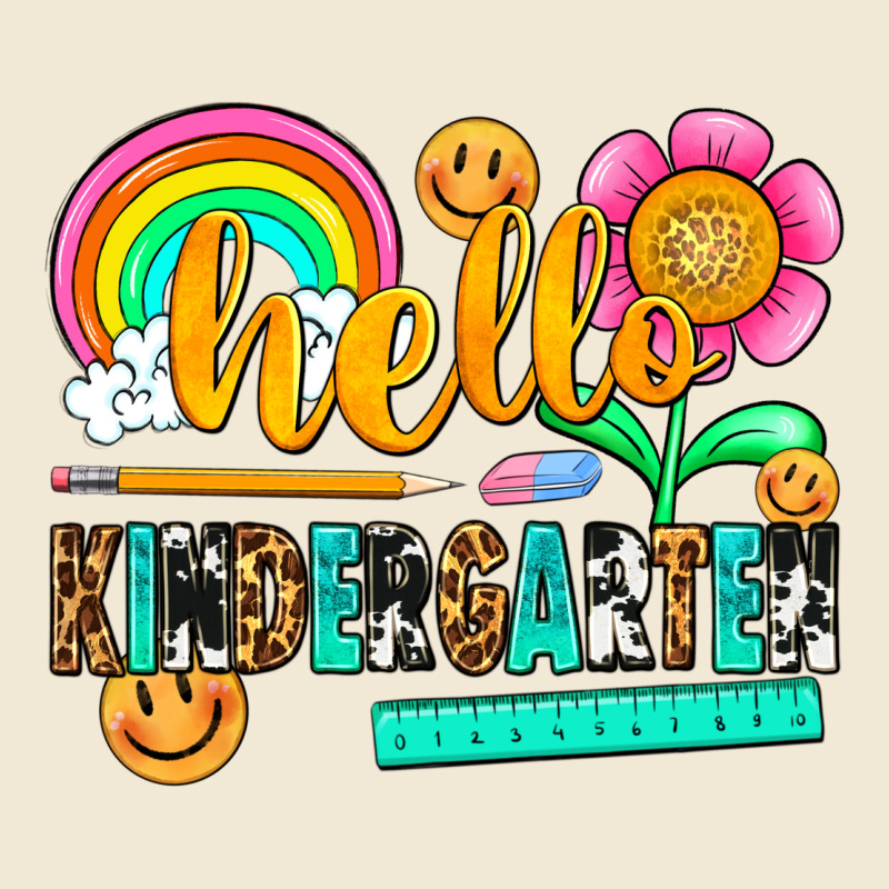 Hello Kindergarten Ladies Tee by NancyCooperArtShop | Teevron