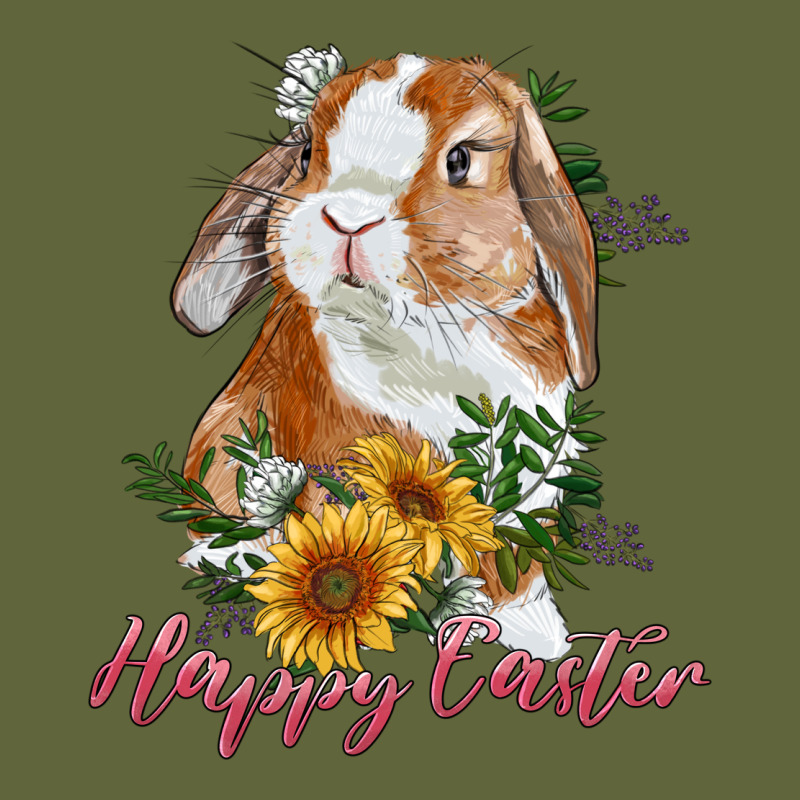 Happy Easter With Bunny And Sunflowers Classic Tee by RanaPortraitStore | Teevron