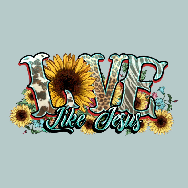 Love Like Jesus Sunflowers Heavy Core Tee by NancyCooperArtShop | Teevron