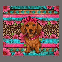 Dachshund Puppy Floral Urban Hoodie | Teevron