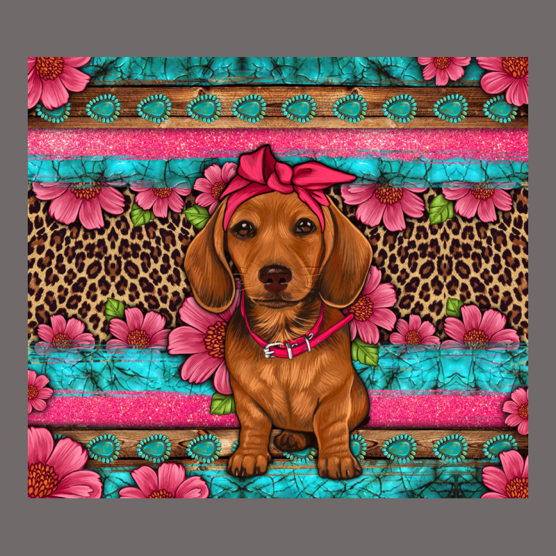 Dachshund Puppy Floral Urban Hoodie by Artiststas | Teevron