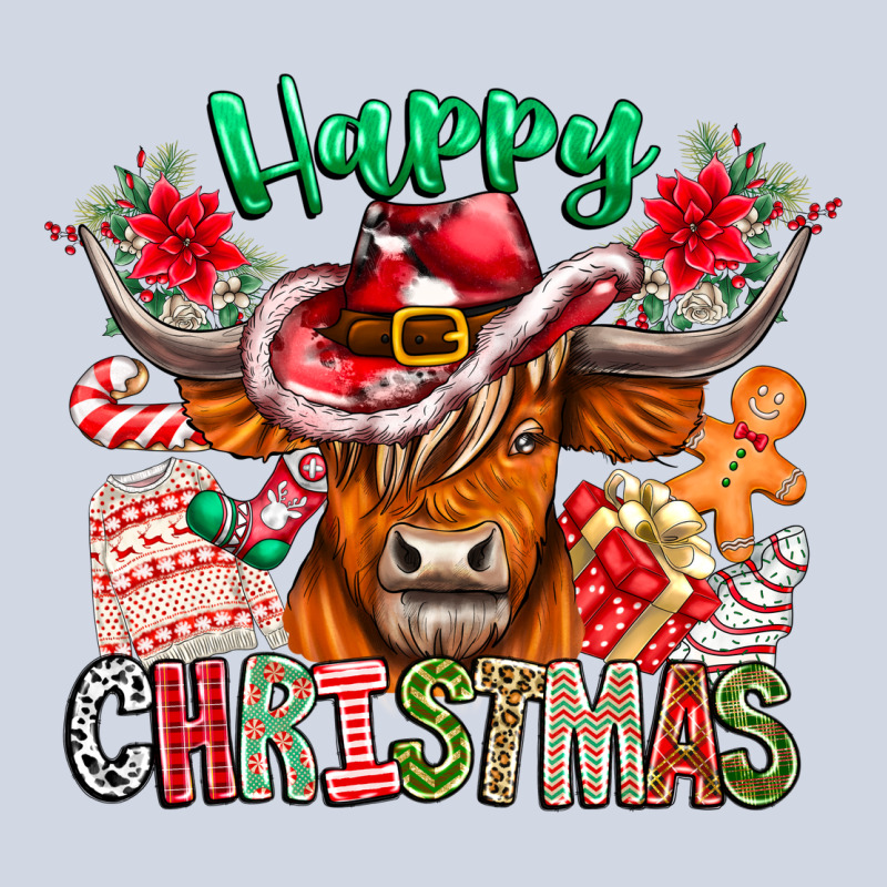 Happy Christmas Cow Premium Sweatshirt by CowhideDigitalArt | Teevron