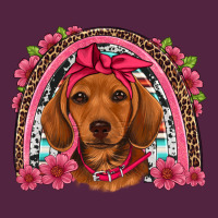 Dachshund Puppy Floral Rainbow Urban Hoodie | Teevron